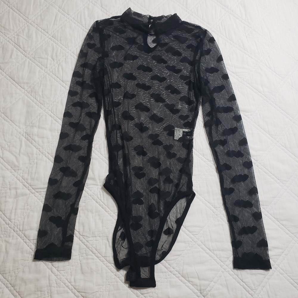 Mesh Hearts Bodysuit